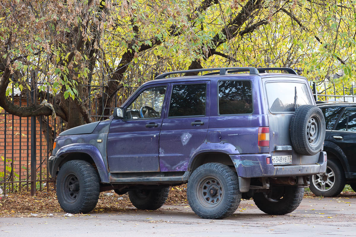 Москва, № О 348 УЕ 77 — УАЗ-31601 '97-03