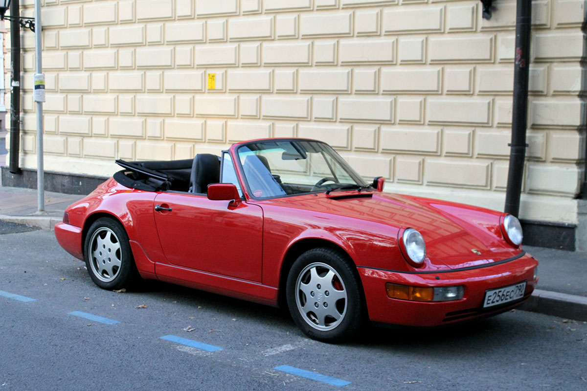 Московская область, № Е 256 ЕС 790 — Porsche 911 (964) '88-94