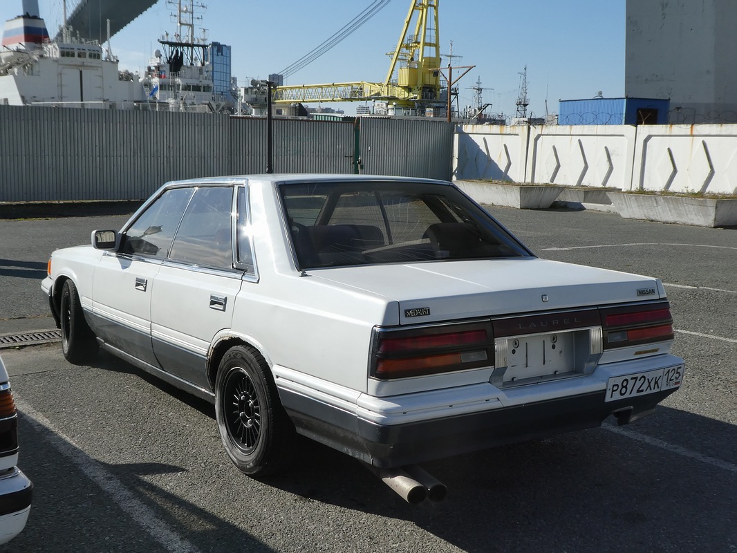 Приморский край, № Р 872 ХК 125 — Nissan Laurel (C32) '84-93; Приморский край — Закрытие сезона JDM Oldschool Cars (2024)