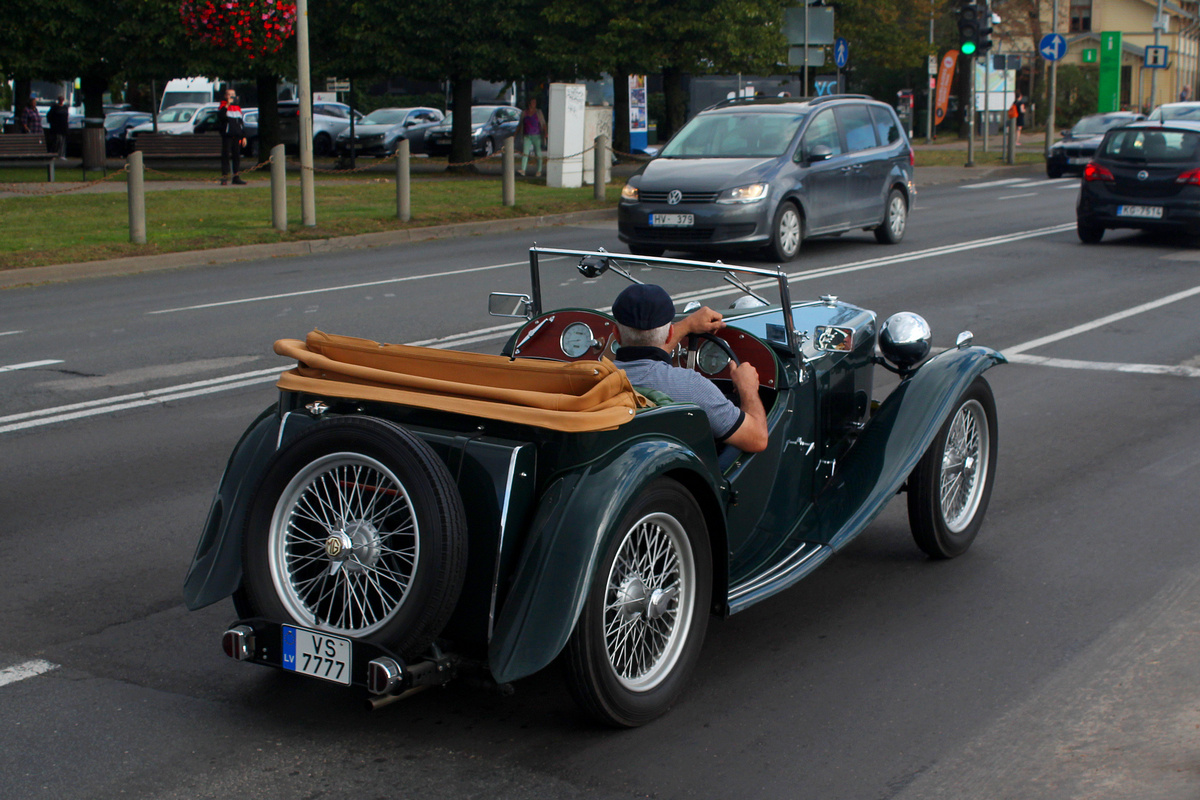 Латвия, № VS-7777 — MG T-type '36-55; Латвия — Retro Jūrmala 25