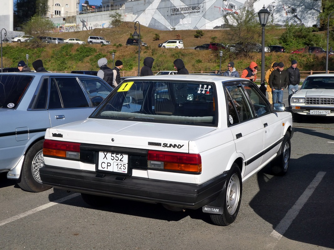 Приморский край, № Х 552 СР 125 — Nissan Sunny (B12) '85-90; Приморский край — Закрытие сезона JDM Oldschool Cars (2024)