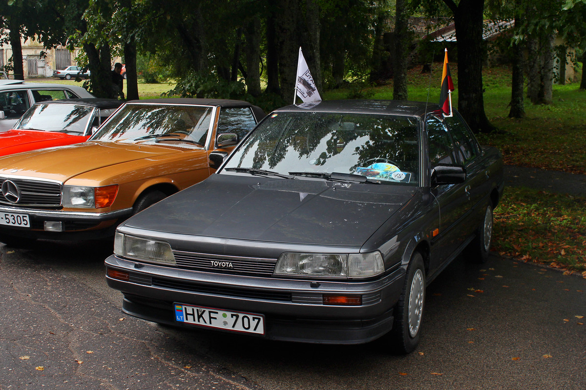 Литва, № HKF 707 — Toyota Camry (V20) '86-91; Латвия — Retro Jūrmala 25