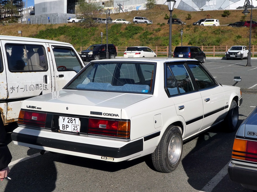 Приморский край, № У 281 ВР 25 — Toyota Corona (T140) '82-98; Приморский край — Закрытие сезона JDM Oldschool Cars (2024)