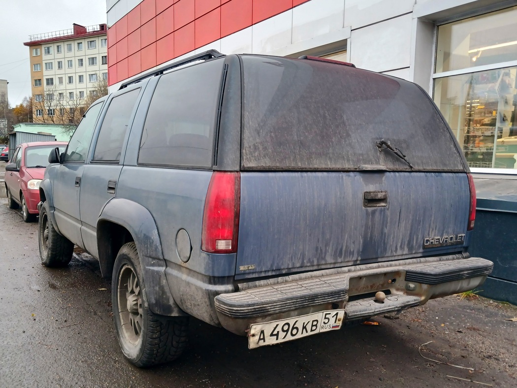 Мурманская область, № А 496 КВ 51 — Chevrolet Tahoe (1G) '92-99