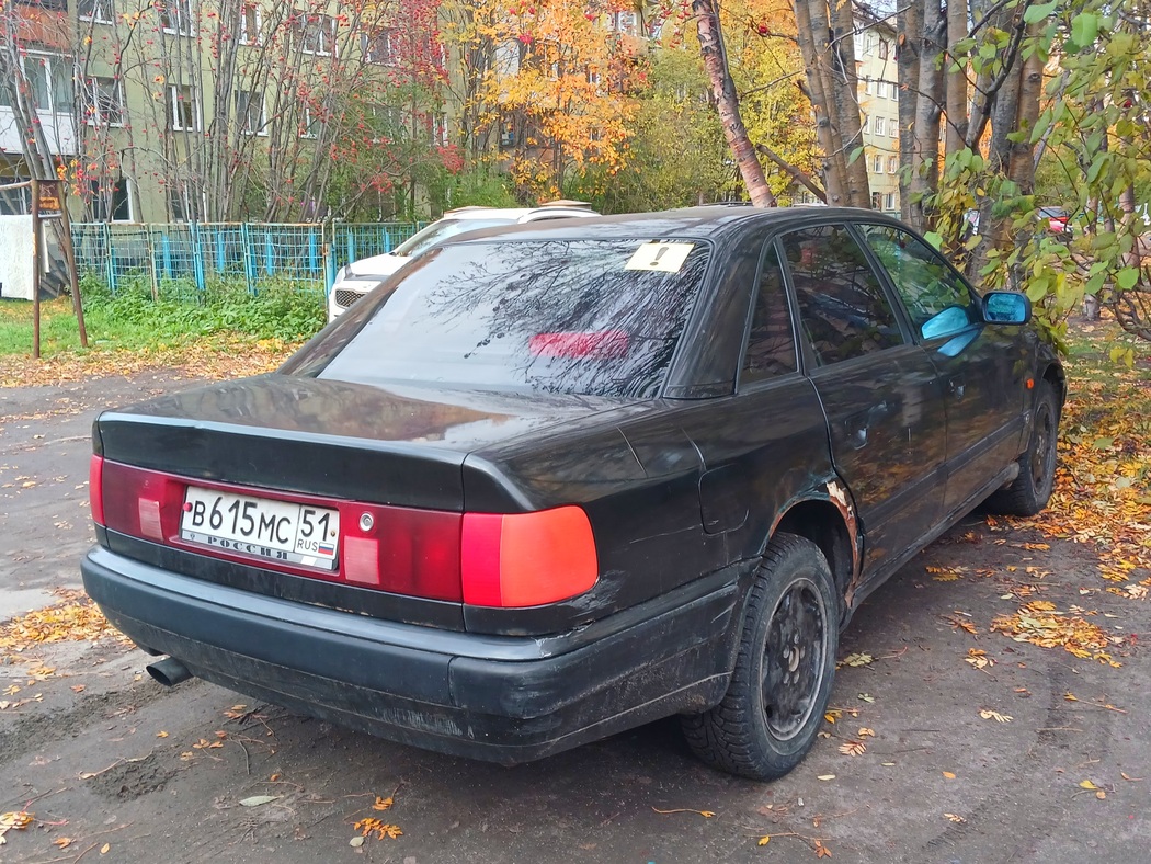 Мурманская область, № В 615 МС 51 — Audi 100 (C4) '90-94