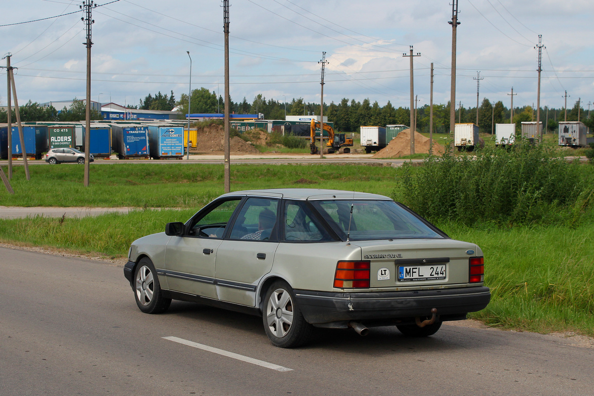 Литва, № MFL 244 — Ford Scorpio (1G) '85-94