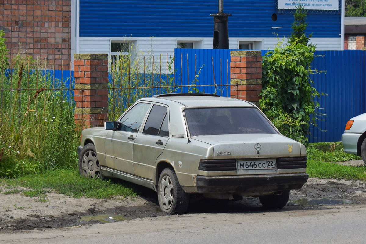 Алтайский край, № М 646 СС 22 — Mercedes-Benz 190 (W201) '82-93