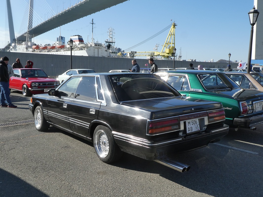 Сахалинская область, № М 506 АВ 65 — Nissan Laurel (C32) '84-93; Приморский край — Закрытие сезона JDM Oldschool Cars (2024)