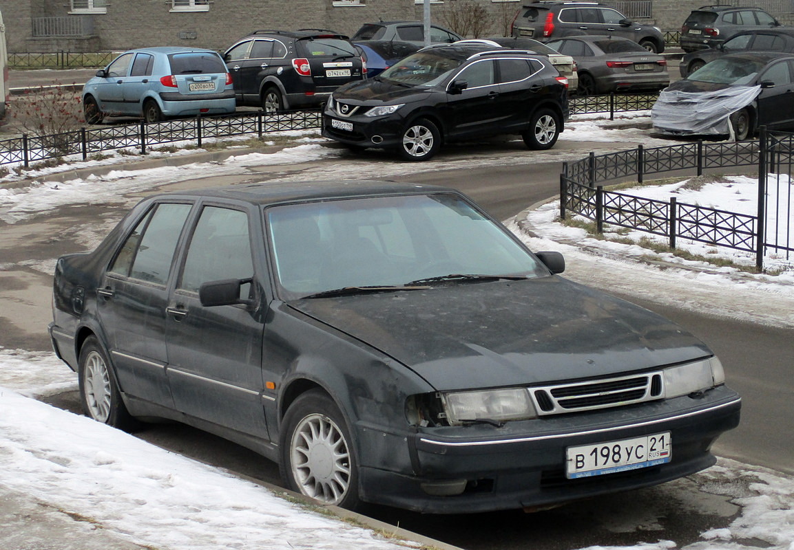 Чувашия, № В 198 УС 21 — Saab 9000 '84-98