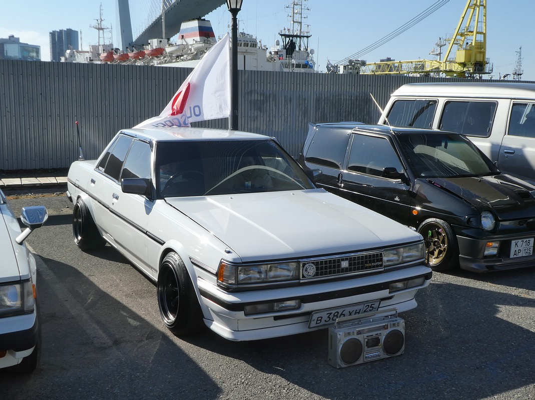 Приморский край, № В 386 ХН 25 — Toyota Cresta (X70) '84-88; Приморский край — Закрытие сезона JDM Oldschool Cars (2024)