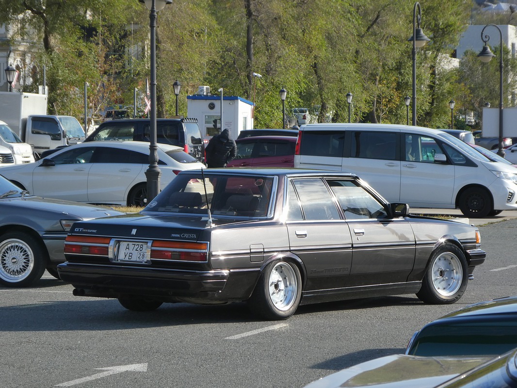 Амурская область, № А 728 УВ 28 — Toyota Cresta (X70) '84-88; Приморский край — Закрытие сезона JDM Oldschool Cars (2024)