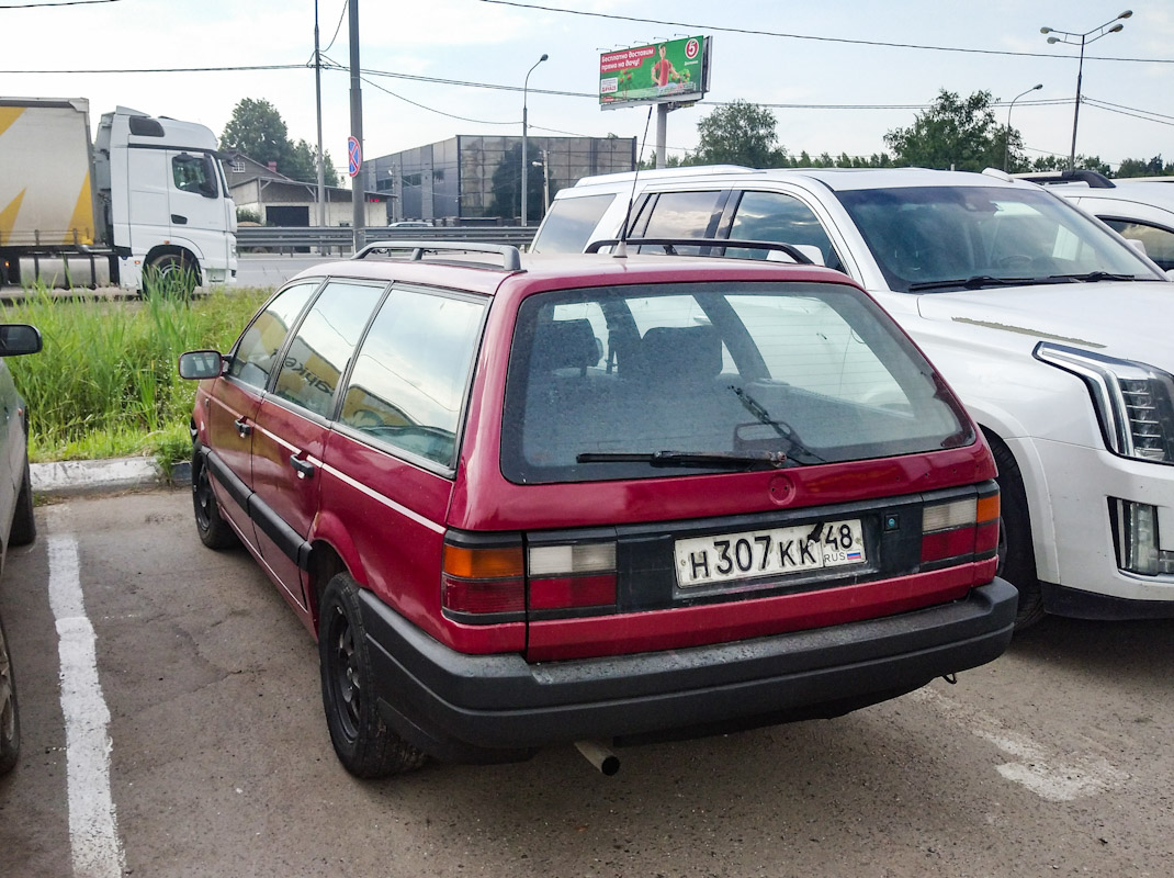 Липецкая область, № Н 307 КК 48 — Volkswagen Passat (B3) '88-93