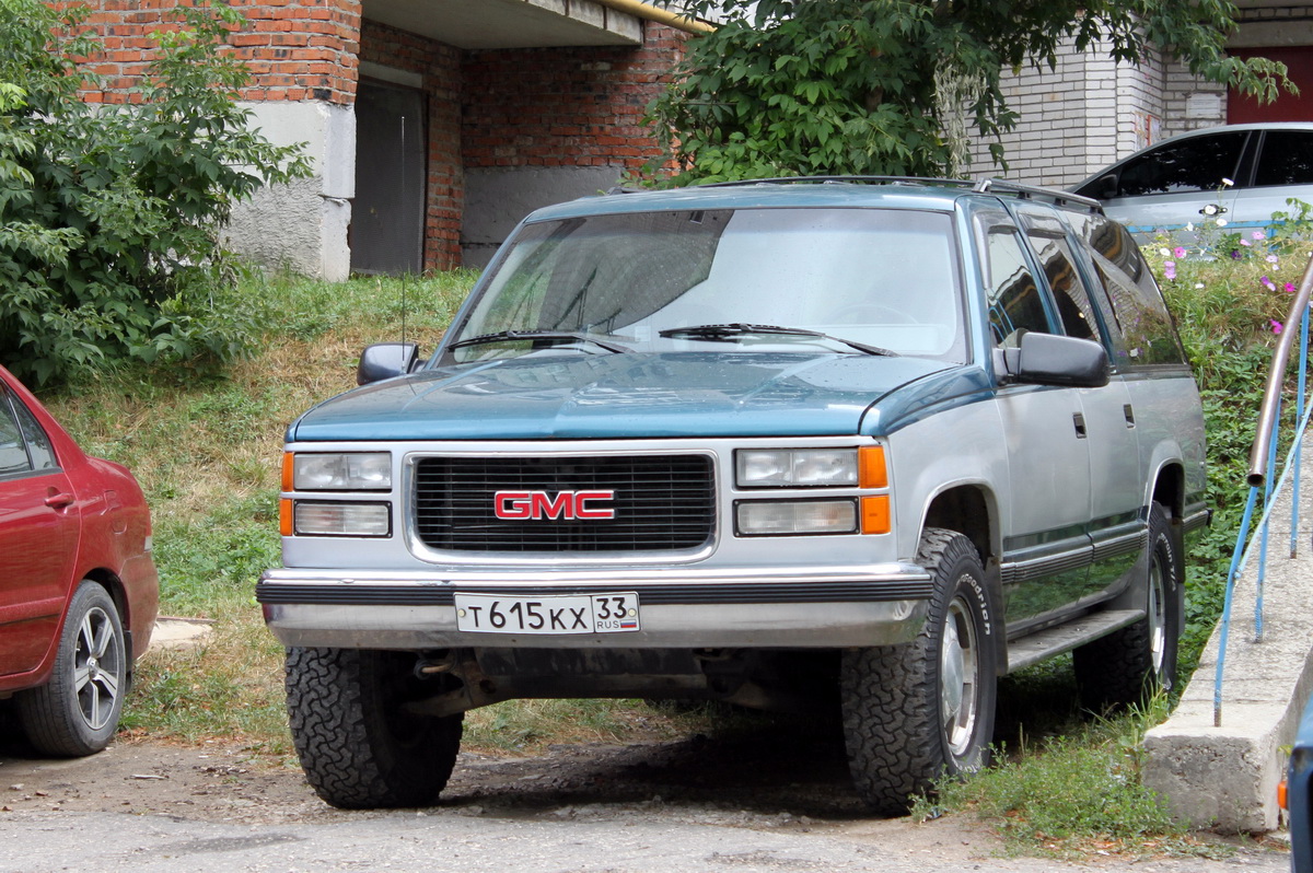 Владимирская область, № Т 615 КХ 33 — GMC Suburban (9G) '93-99