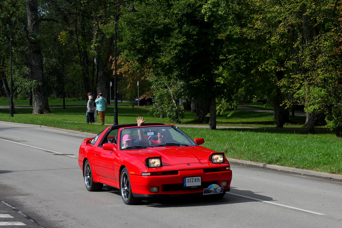 Литва, № GTZ 815 — Toyota Supra (A70) '86-93; Латвия — Retro Jūrmala 25