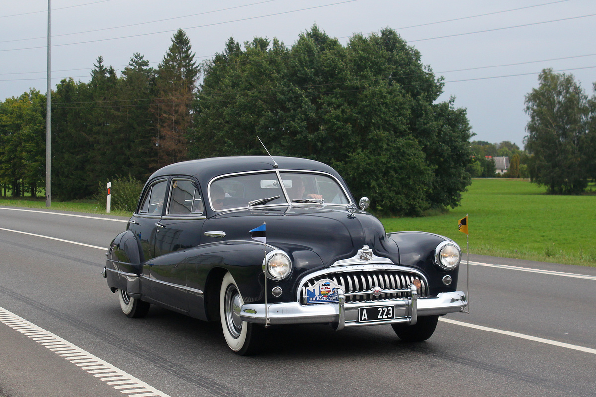 Эстония, № A 223 — Buick Super Series 50 '46-48; Литва — Baltijos kelias 35