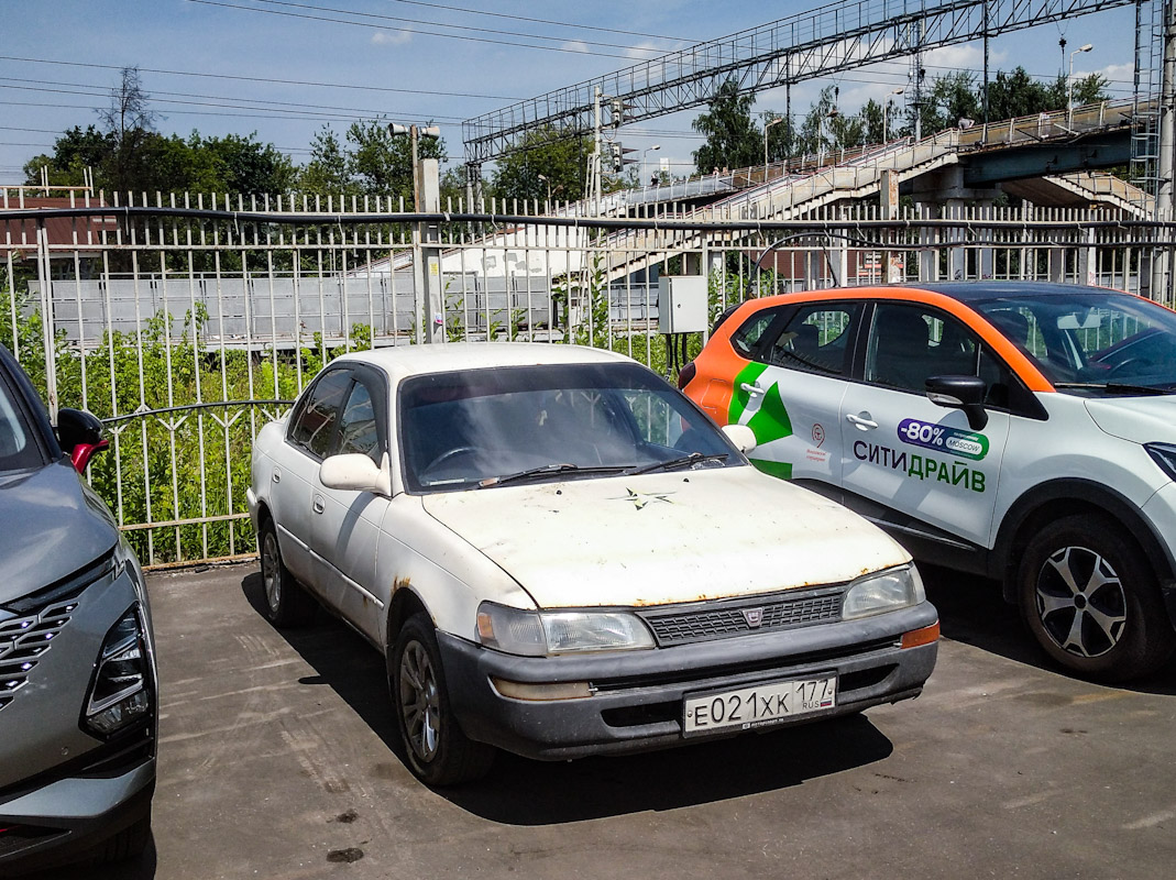 Московская область, № Е 021 ХК 177 — Toyota Corolla Levin (AE100) '91-95