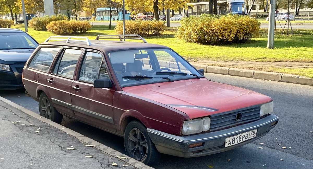 Санкт-Петербург, № А 818 РВ 78 — Volkswagen Passat (B2) '80-88