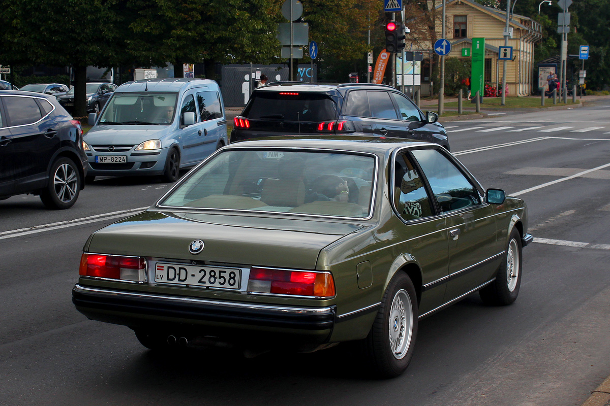 Латвия, № DD-2858 — BMW 6 Series (E24) '76-89; Латвия — Retro Jūrmala 25