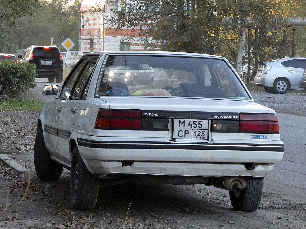 Приморский край, № М 455 СР 125 — Toyota Carina (T150) '84-88