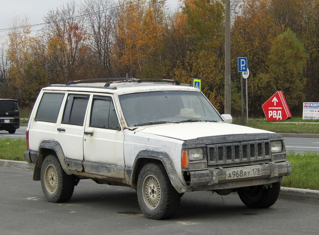 Санкт-Петербург, № А 968 АУ 178 — Jeep Cherokee (XJ) '84-01