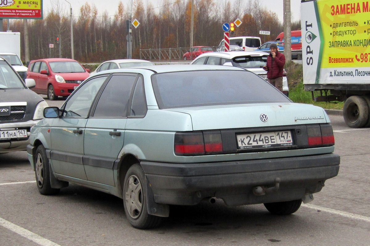 Ленинградская область, № К 244 ВЕ 147 — Volkswagen Passat (B3) '88-93