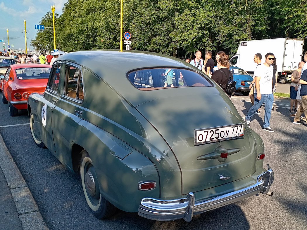 Москва, № О 725 ОУ 777 — ГАЗ-М-20 Победа '46-55; Москва — Фестиваль "Ретрорейс" 2024