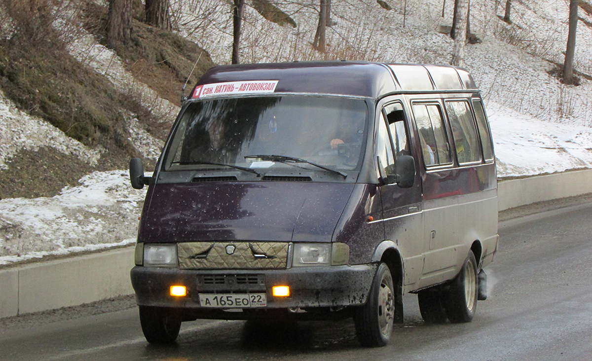 Алтайский край, № А 165 ЕО 22 — ГАЗ-32213 ГАЗель '96-03