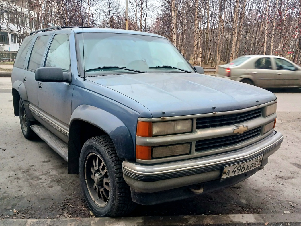 Мурманская область, № А 496 КВ 51 — Chevrolet Tahoe (1G) '92-99