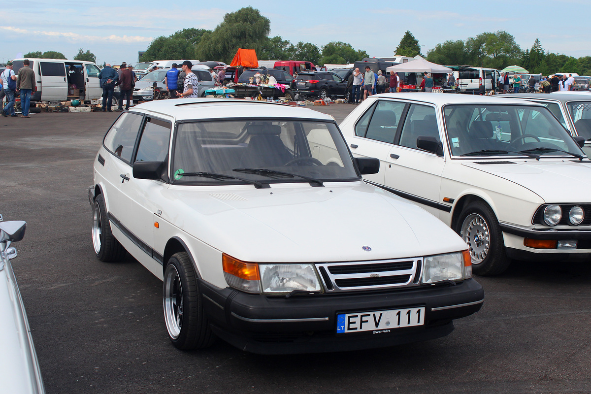 Литва, № EFV 111 — Saab 900 '78-93; Литва — Retro mugė 2024