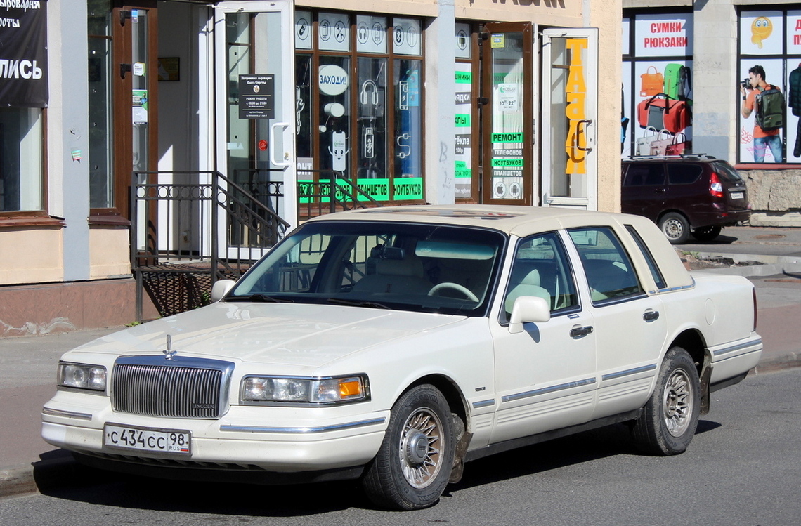 Санкт-Петербург, № С 434 СС 98 — Lincoln Town Car (2G) '90-97