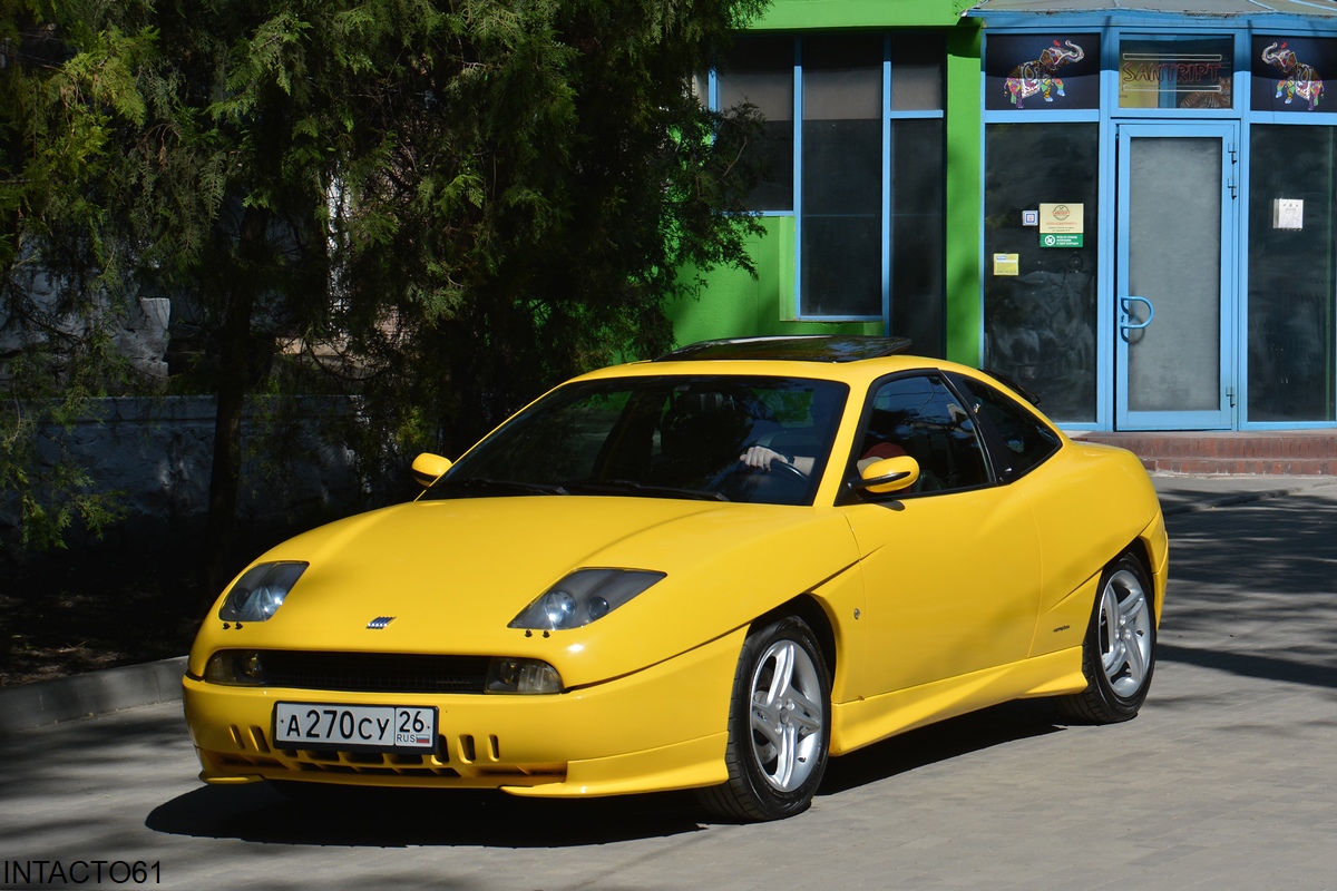 Ростовская область, № А 270 СУ 26 — FIAT Coupé '93-00; Ставропольский край — Вне региона; Ростовская область — Retro Motor Show_2023_Май