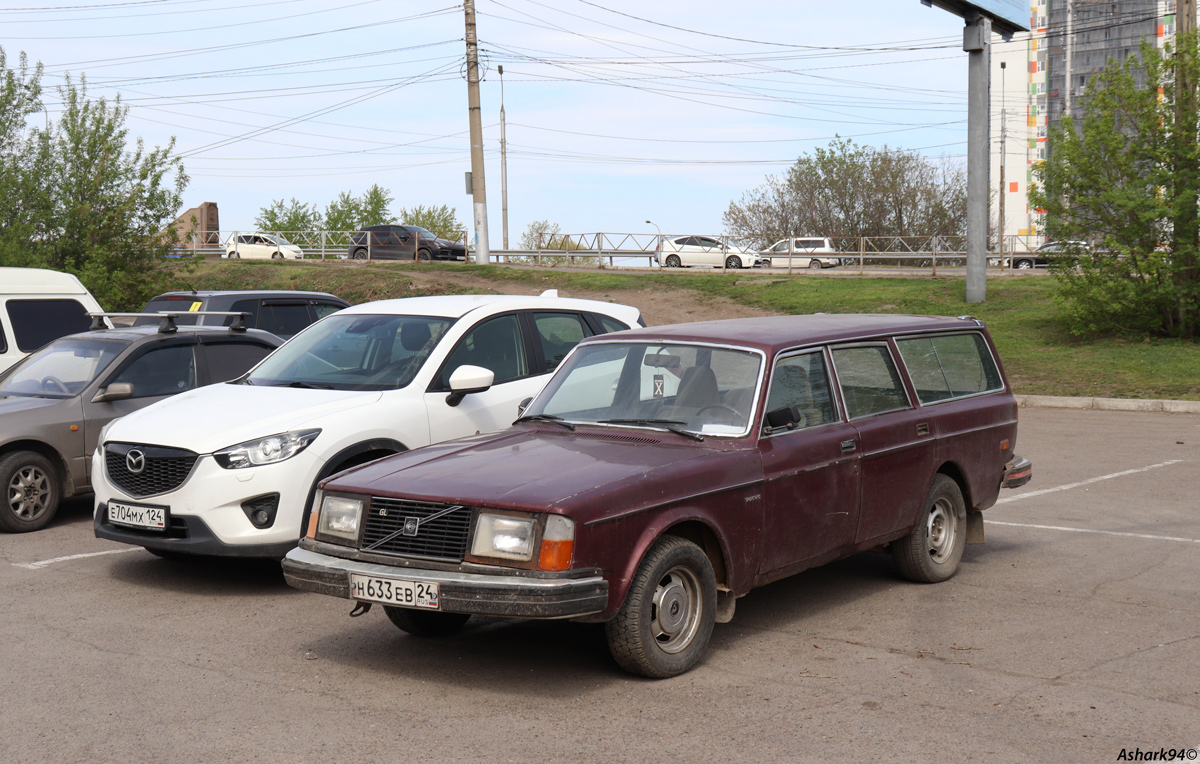 Красноярский край, № Н 633 ЕВ 24 — Volvo 245 '75-93