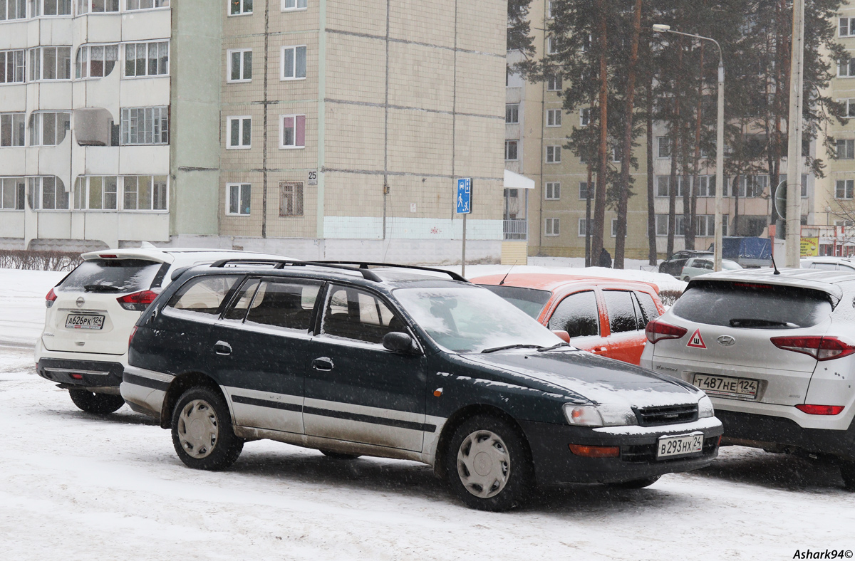 Красноярский край, № В 293 НХ 24 — Toyota Caldina (T190) '92-02