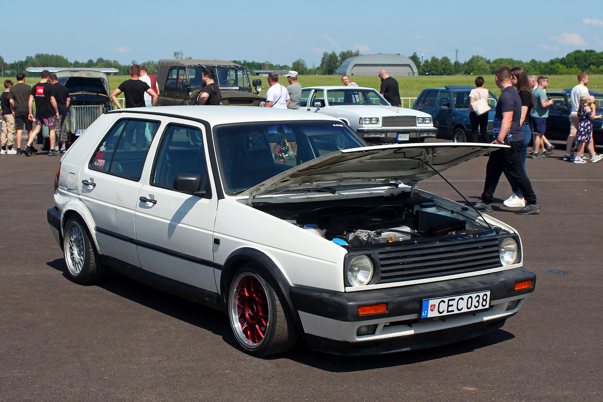 Литва, № CEC 038 — Volkswagen Golf (Typ 19) '83-92; Литва — Retro mugė 2024