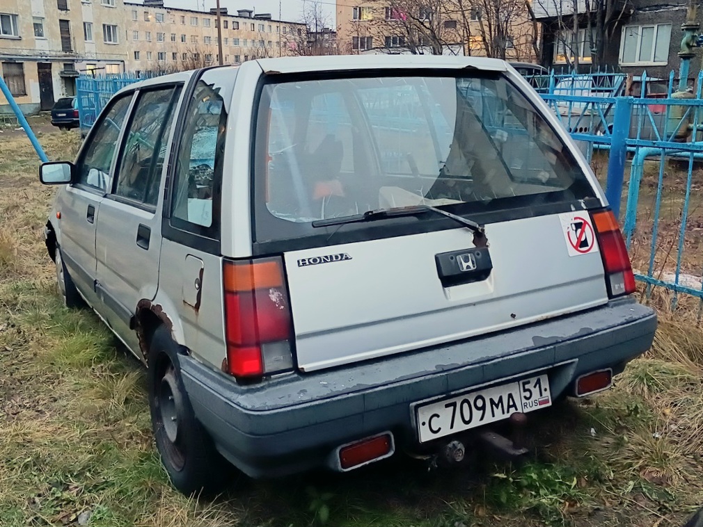 Мурманская область, № С 709 МА 51 — Honda Civic (3G) '83-87