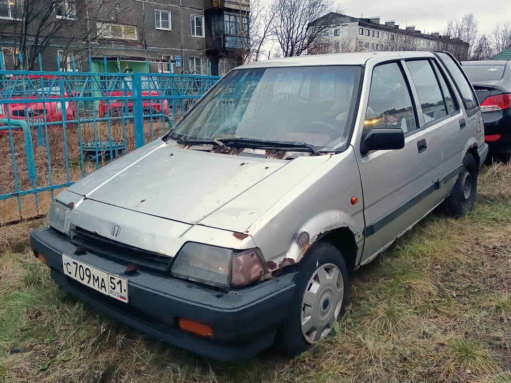 Мурманская область, № С 709 МА 51 — Honda Civic (3G) '83-87