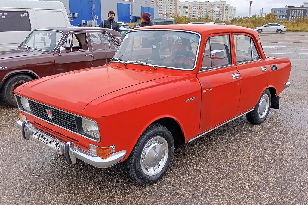 Москва, № М 808 ХУ 199 — Москвич-2140 '76-88; Тверская область — Закрытие сезона 2024 Ретро-клуба Калинин