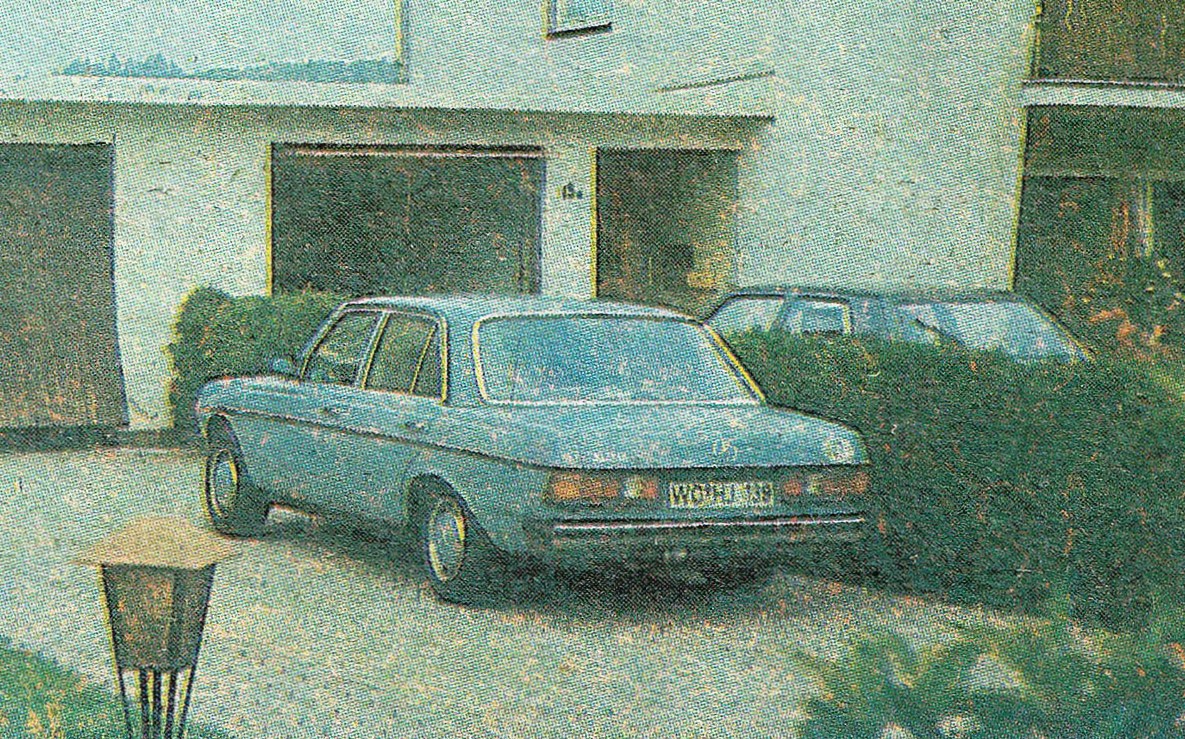 Германия, № WO-HJ 139 — Mercedes-Benz (W123) '76-86; Германия — Объединённая Германия (1990-2000)