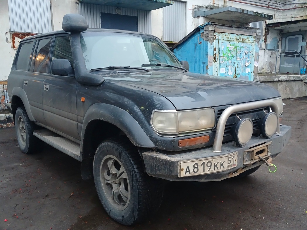 Мурманская область, № А 819 КК 51 — Toyota Land Cruiser 80 (J80) '89-97