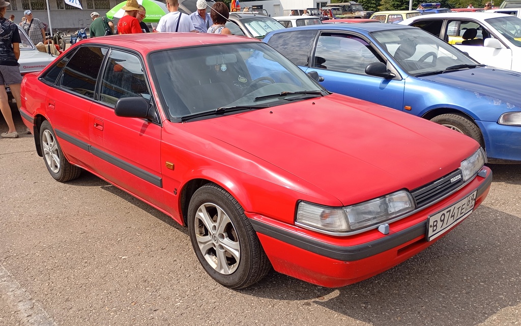 Тверская область, № В 974 ТЕ 69 — Mazda 626/Capella (GD/GV) '87-92; Тверская область — День города Твери 2024 с Ретро-клубом Калинин