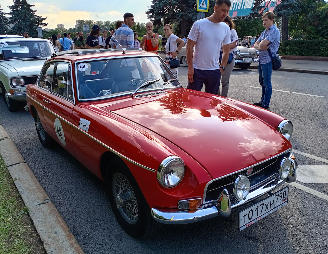 Москва, № Т 017 ХН 790 — MG MGB GT '65-80; Москва — Фестиваль "Ретрорейс" 2024