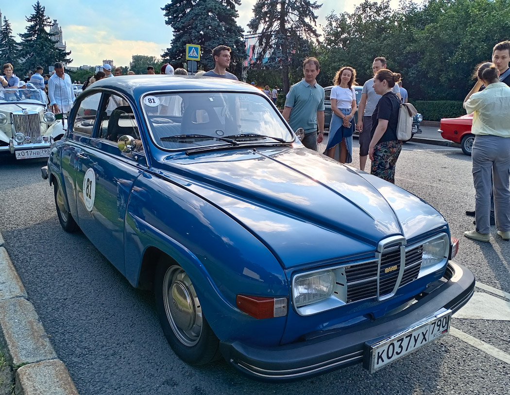 Московская область, № К 037 УХ 790 — Saab 96 '69-78; Москва — Фестиваль "Ретрорейс" 2024