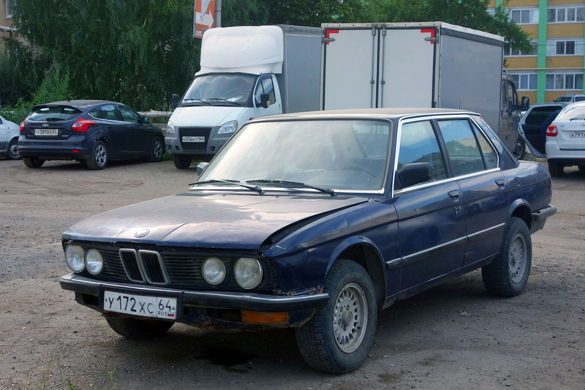 Саратовская область, № У 172 ХС 64 — BMW 5 Series (E28) '82-88