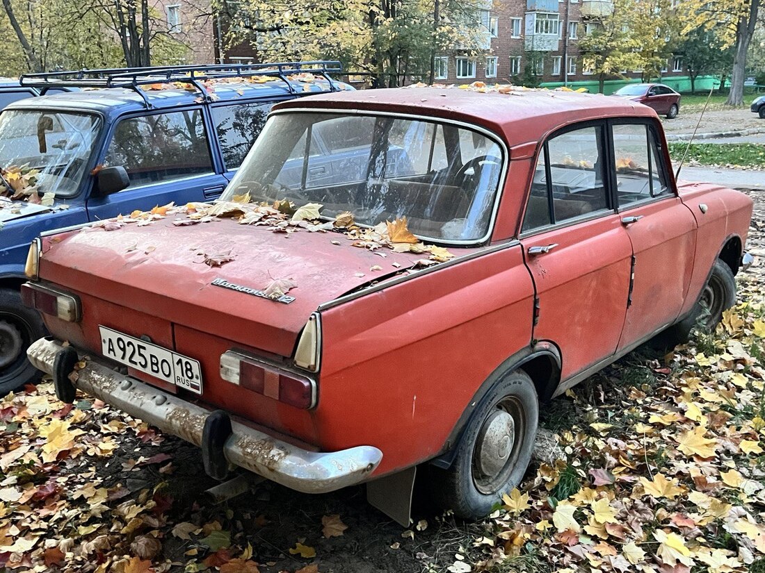 Удмуртия, № А 925 ВО 18 — Москвич-412ИЭ (Иж) '70-82