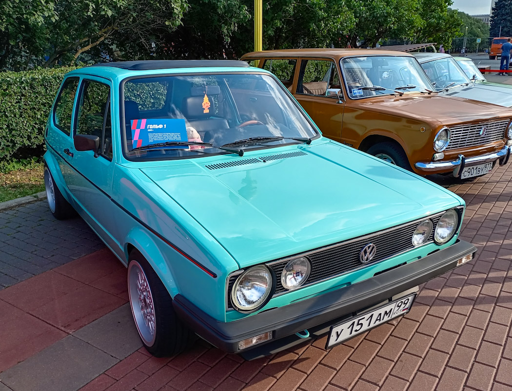 Москва, № У 151 АМ 99 — Volkswagen Golf (Typ 17) '74-88; Москва — Фестиваль "Ретрорейс" 2024