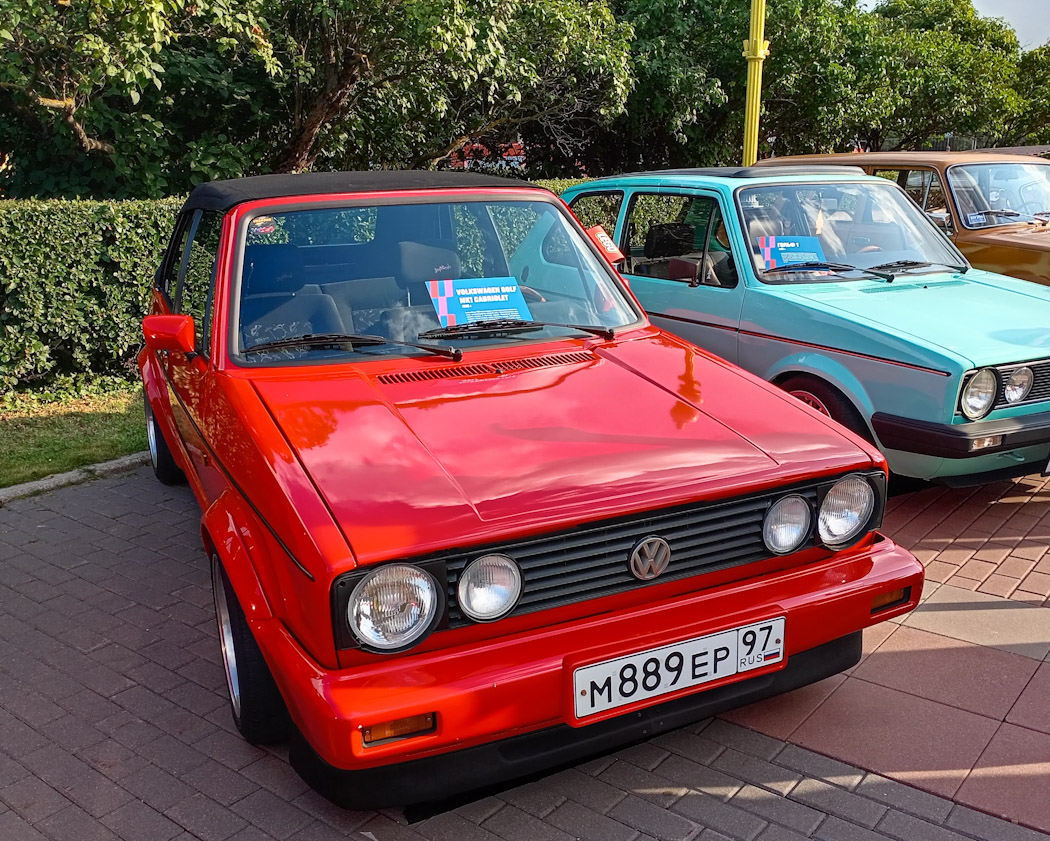 Москва, № М 889 ЕР 97 — Volkswagen Golf (Typ 17) '74-88; Москва — Фестиваль "Ретрорейс" 2024