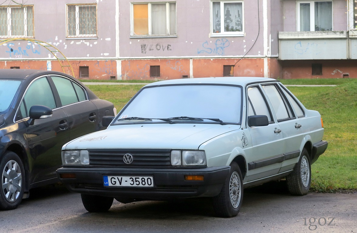 Латвия, № GV-3580 — Volkswagen Passat (B2) '80-88