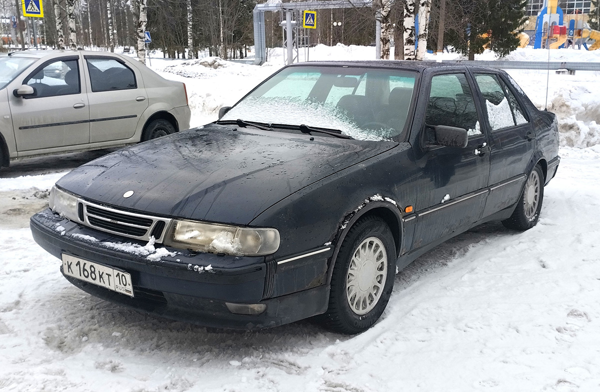 Архангельская область, № К 168 КТ 10 — Saab 9000 '84-98; Карелия — Вне региона