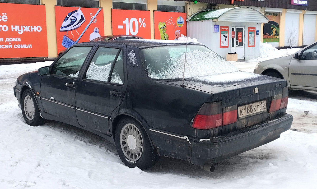 Архангельская область, № К 168 КТ 10 — Saab 9000 '84-98; Карелия — Вне региона