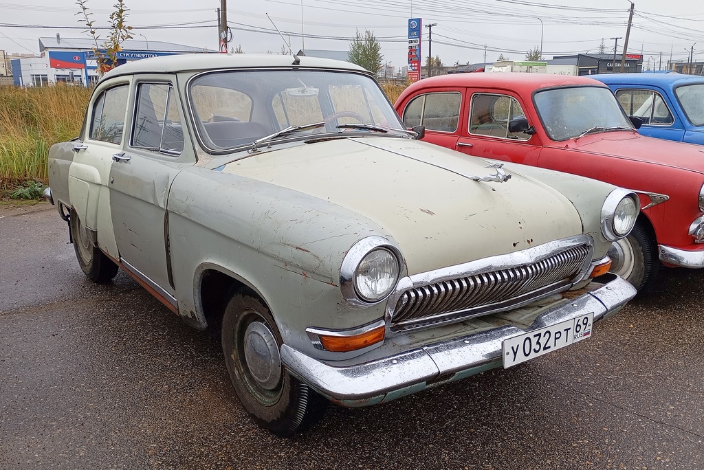 Тверская область, № У 032 РТ 69 — ГАЗ-21Р Волга '65-70; Тверская область — Закрытие сезона 2024 Ретро-клуба Калинин